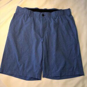 Men's Under Armour HeatGear Stretch Golf Shorts Sky Blue 36W MSRP $70.00